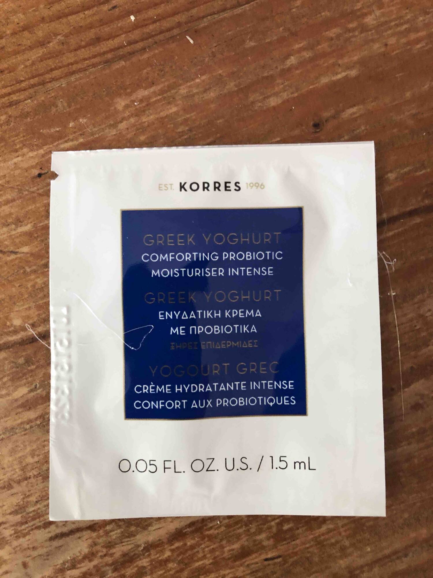 KORRES - Yogourt Grec - Crème hydratante intense
