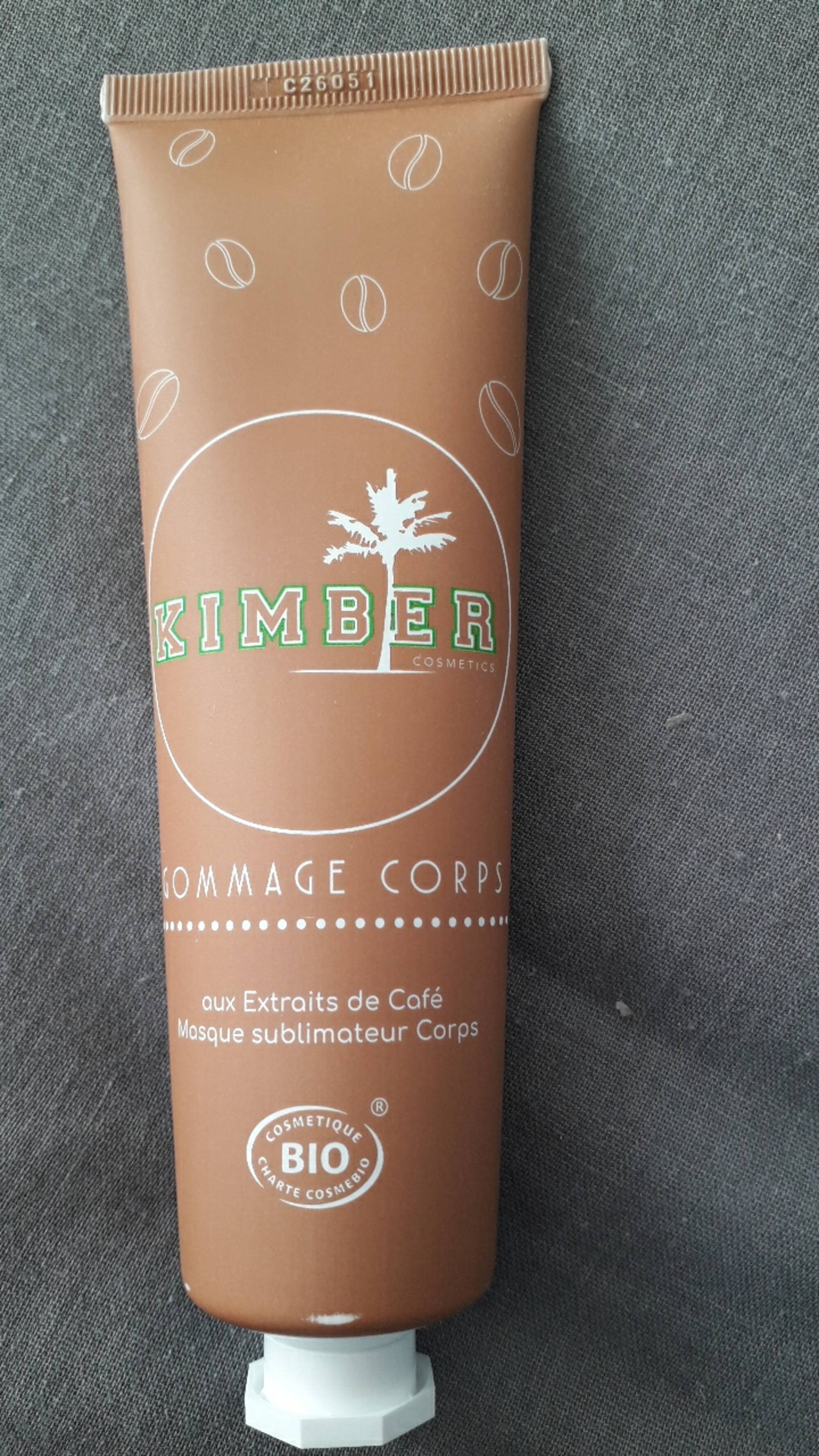 KIMBER - Gommage corps aux extraits de café