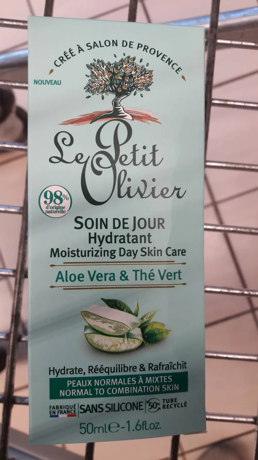 LE PETIT OLIVIER - Soin de jour hydratant aloe vera et thé vert 