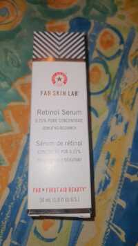 FIRST AID BEAUTY - Fab skin lab - Sérum de rétinol