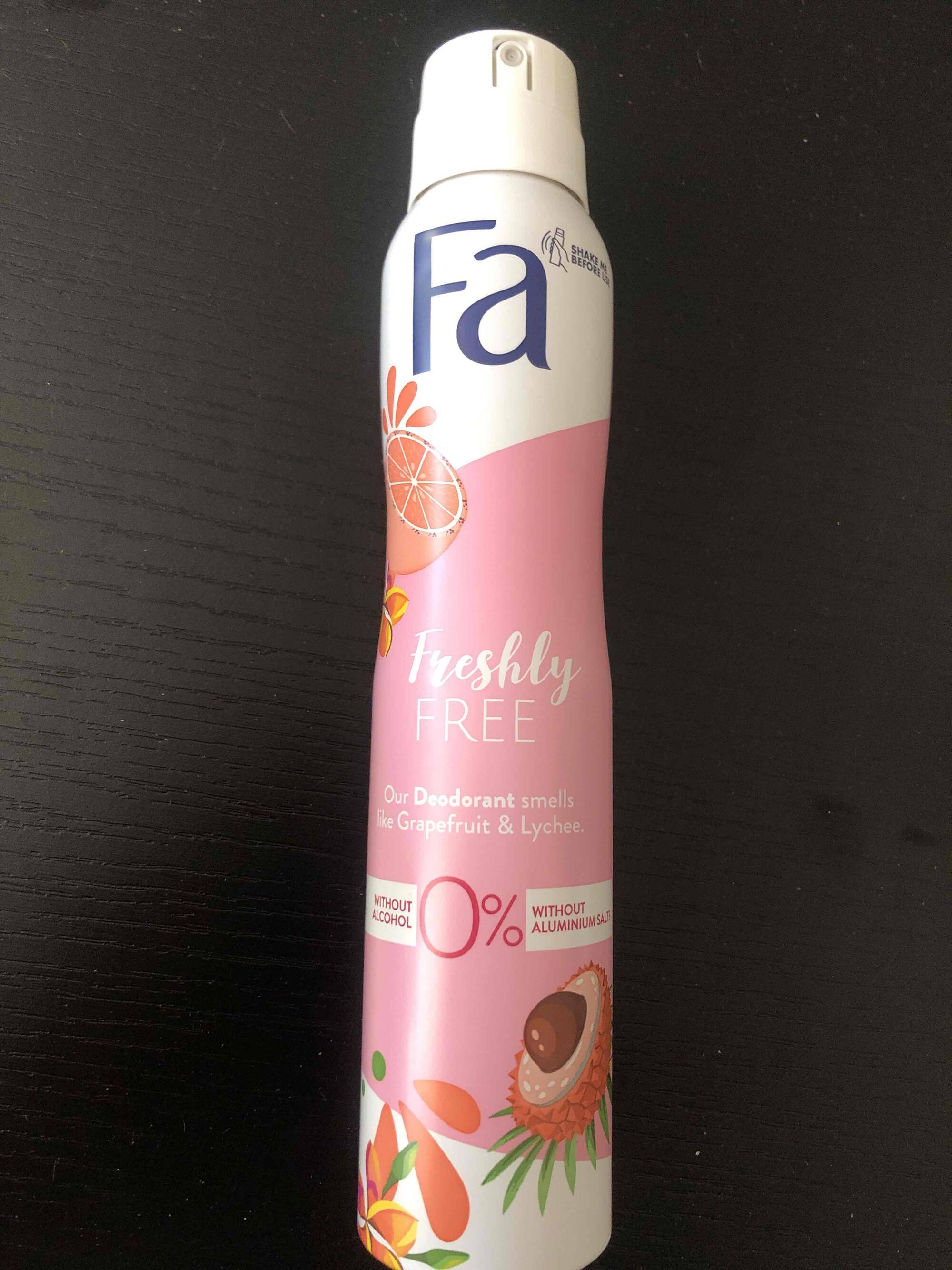 FA - Freshly free - Deodorant 