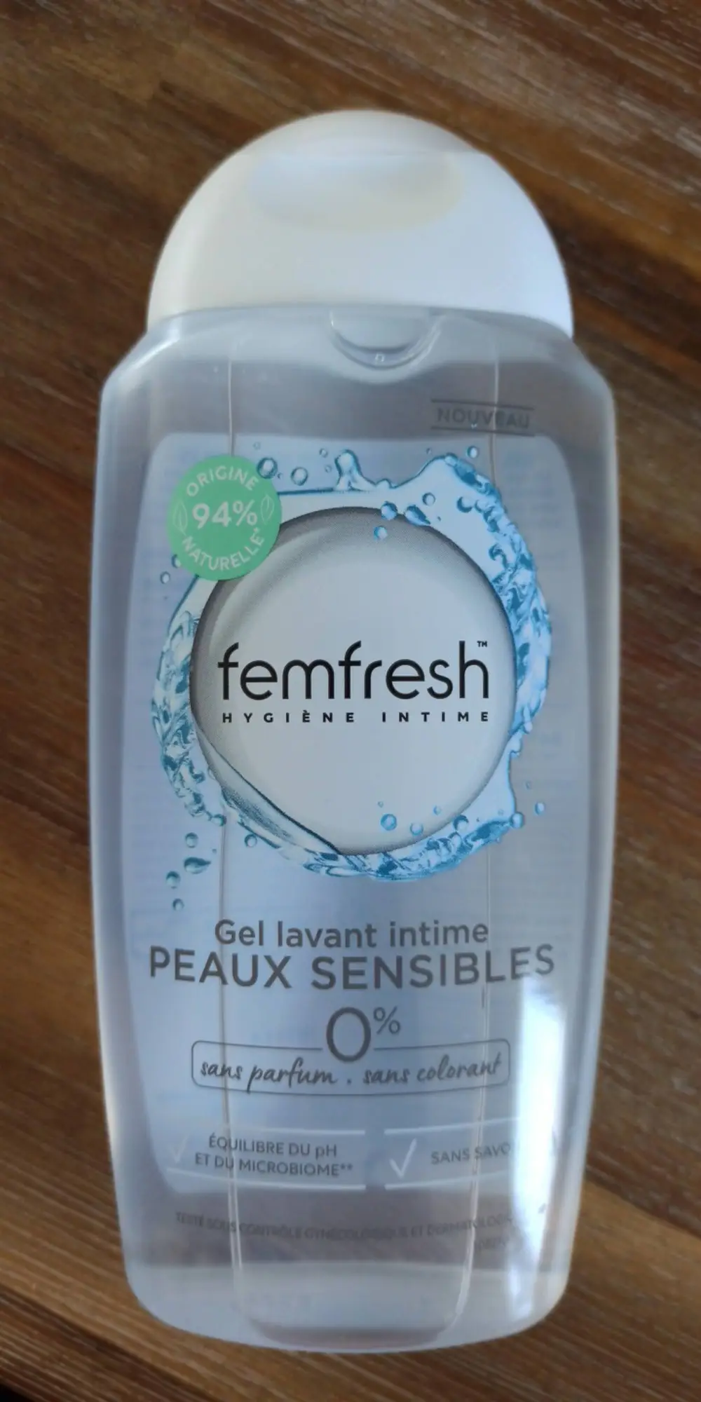 FEMFRESH - Gel lavant intime peaux sensibles