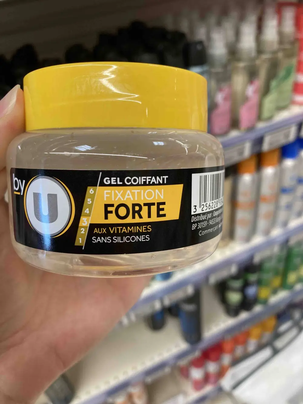 BY U - Gel coiffant fixation forte aux vitamines