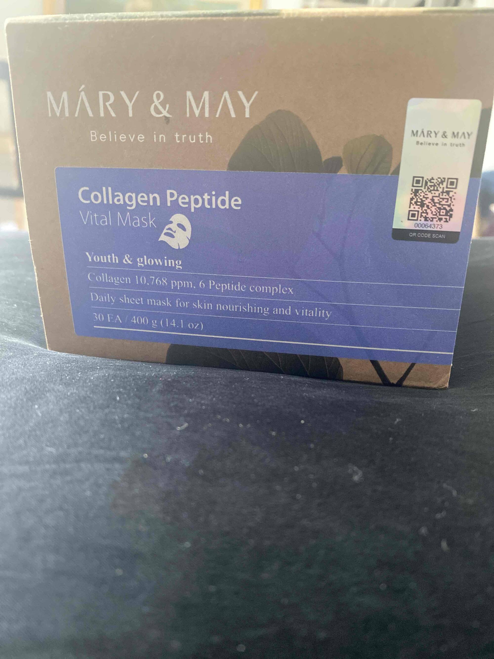 MARY&MAY - Collagen peptide vital mask