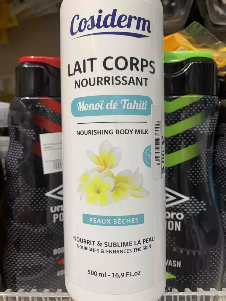 COSIDERM - Monoï de Tahiti - Lait corps nourrissant peaux sèches