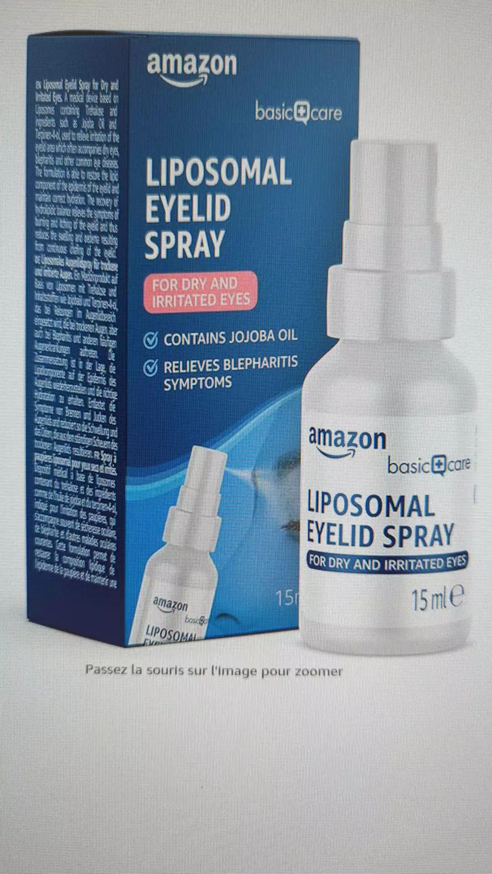 AMAZON - Basic Care - Liposomal eyelid spray