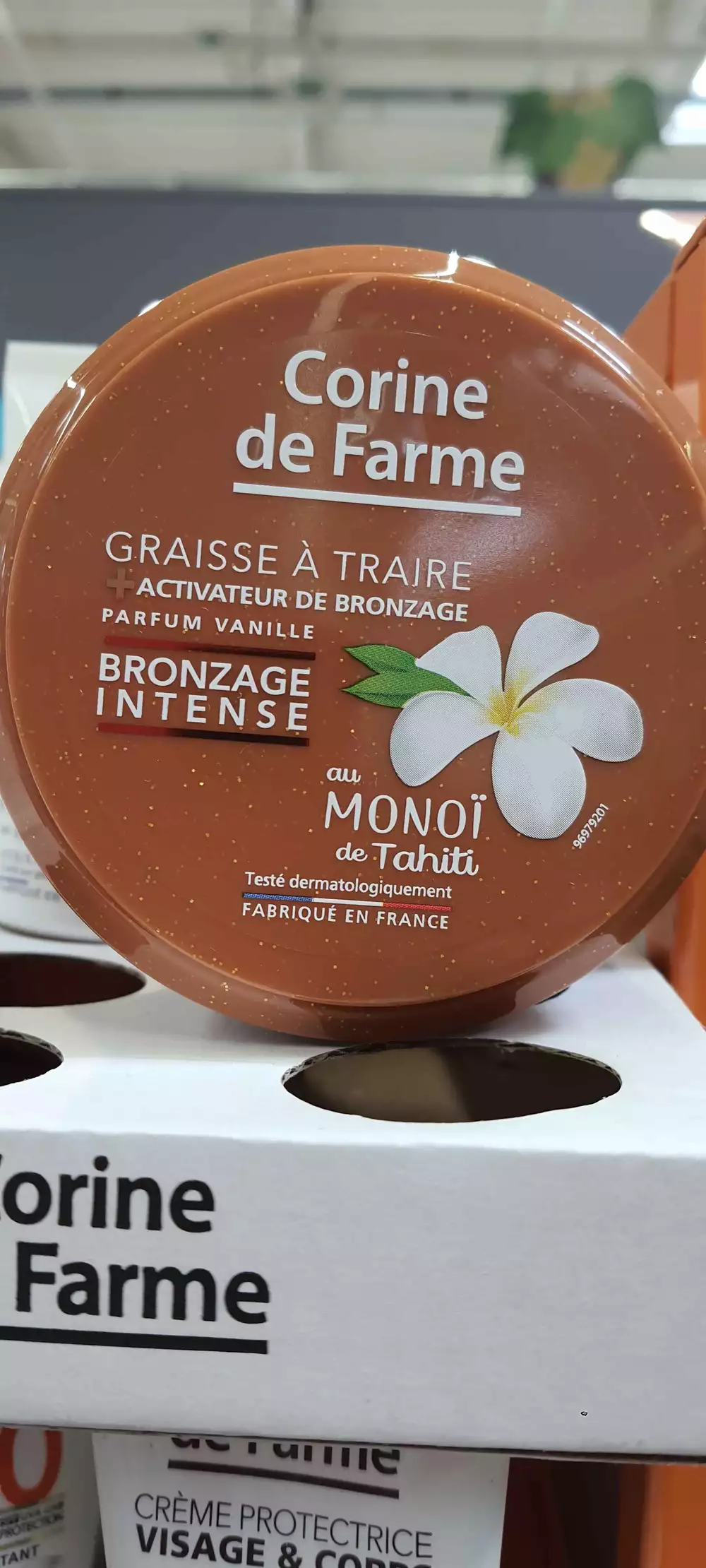CORINE DE FARME - Graisse à traire - Bronzage intense au monoï de Tahiti