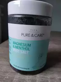 PURE & CARE - Magensium & menthol - Sel pour les pieds