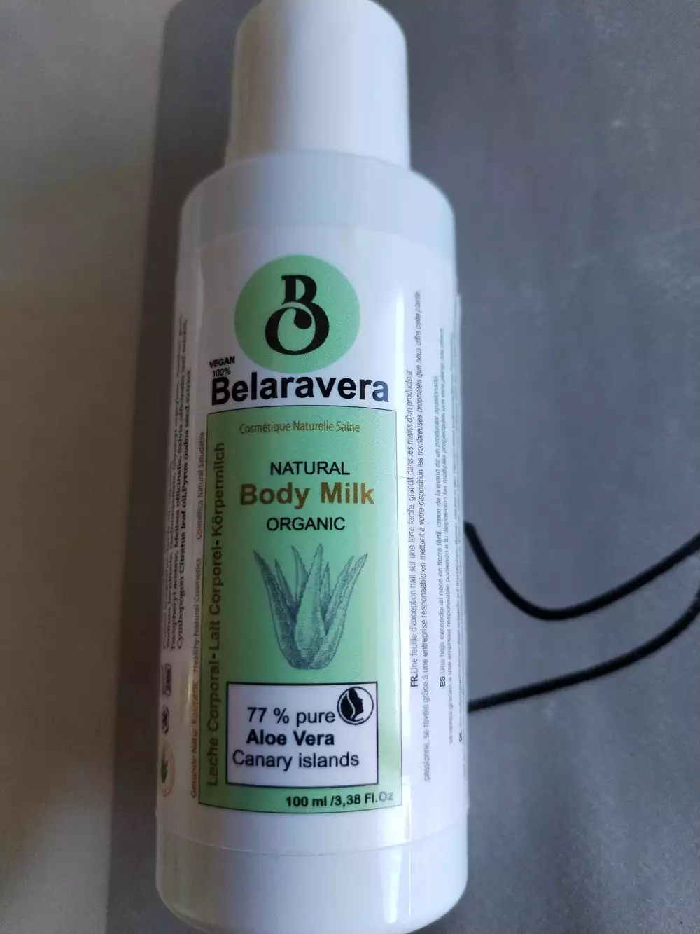 BELARAVERA - Natural body milk organic