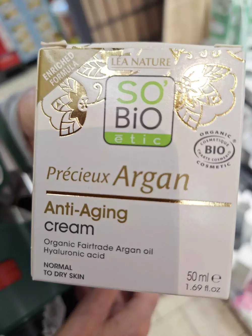 SO'BIO ÉTIC - Précieux argan - Anti-aging cream