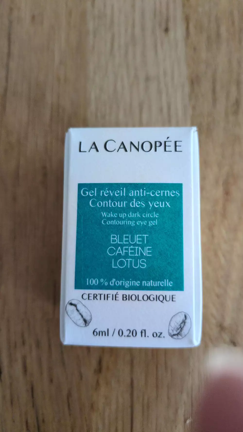 LA CANOPÉE - Bleuet caféine lotus - Gel réveil anti-cernes