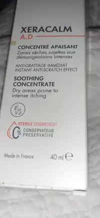 AVÈNE - Xeracalm A.D - Concentré apaisant