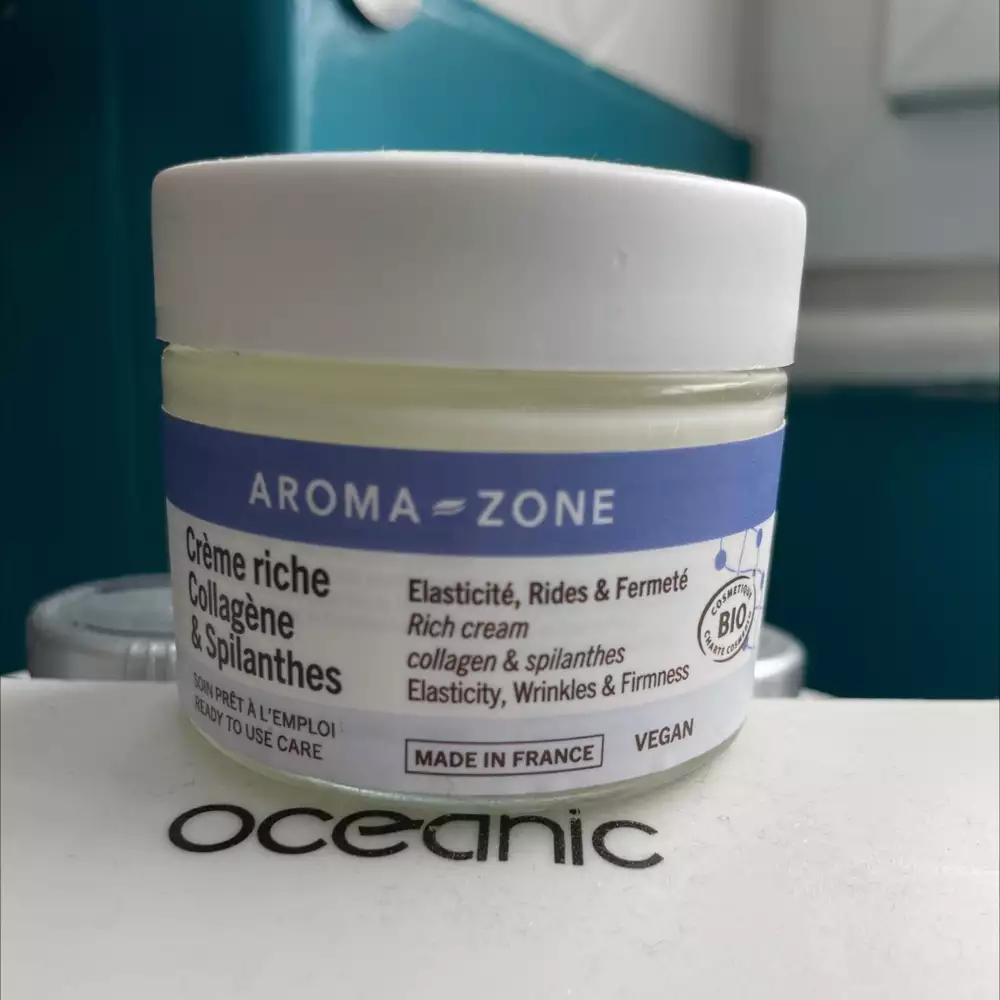 AROMA-ZONE - Crème riche collagène & spilanthes 