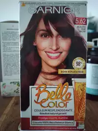 GARNIER - Belle color - Coloration crème permanente 5.62 acajou irisé riche