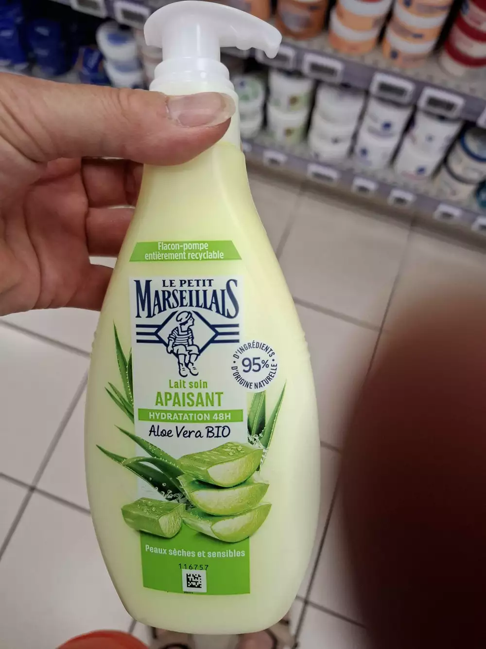 PETIT MARSEILLAIS - Lait soin apaisant aloe vera bio