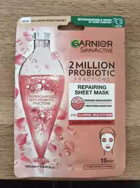 GARNIER - 2 million probiotic - Repairing sheet mask