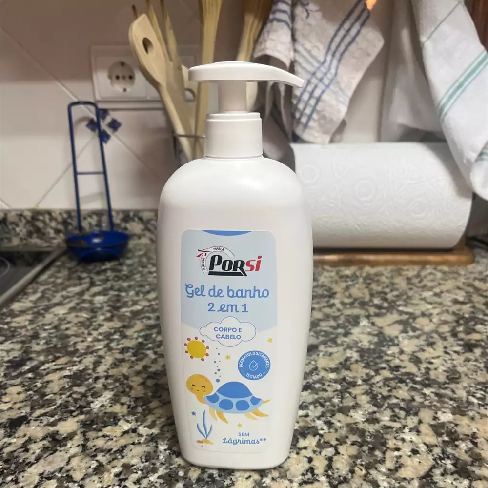 PORSI - Gel de banho bébé 2 em 1corpo e cabelo