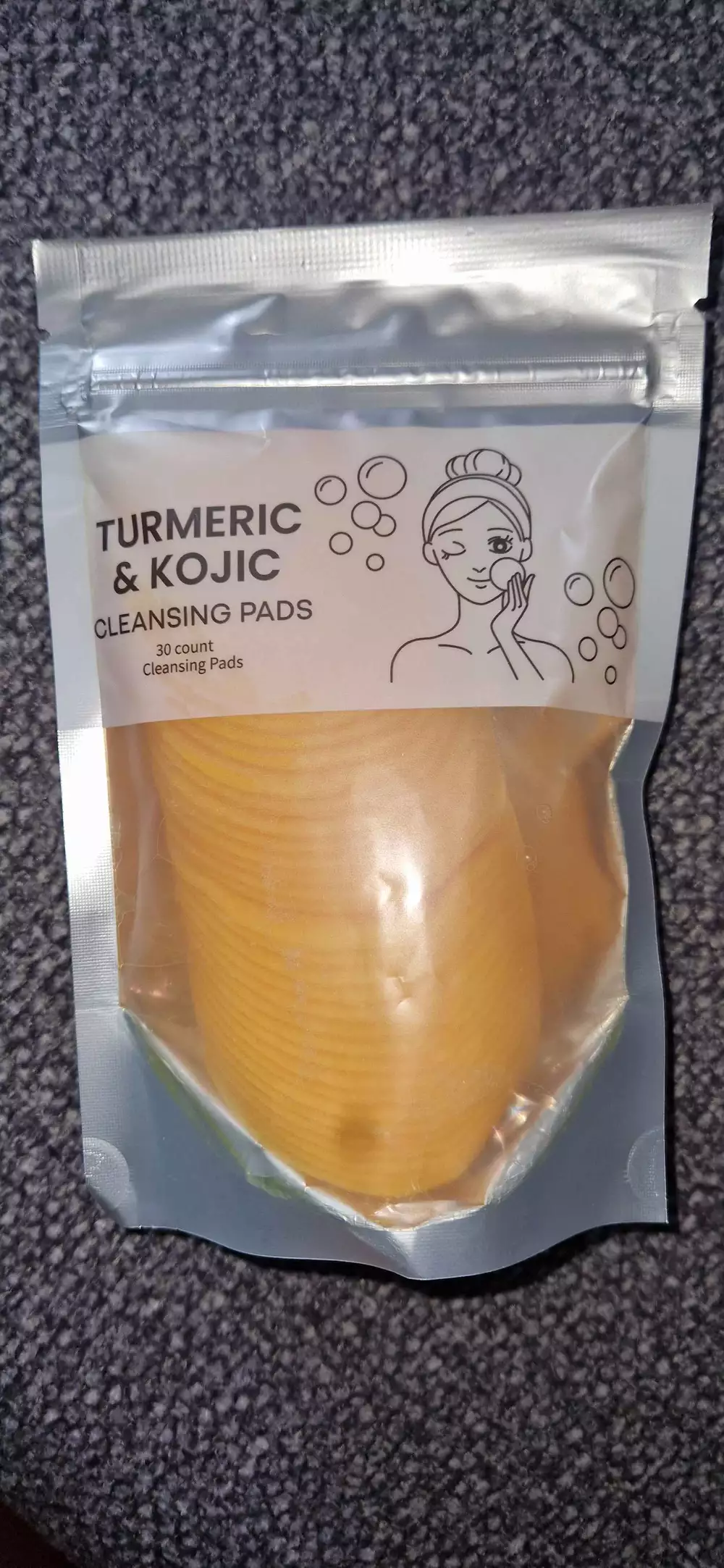MIAOFUTONG - Turmeric et kojic - Cleansing pads