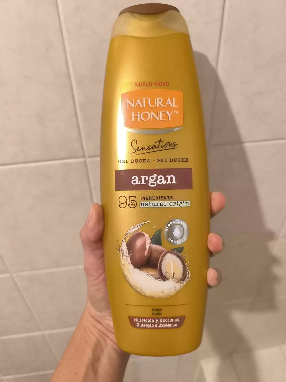 NATURAL HONEY - Sensations - Gel douche argan