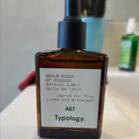 TYPOLOGY - A61 - Sérum rides et ridules