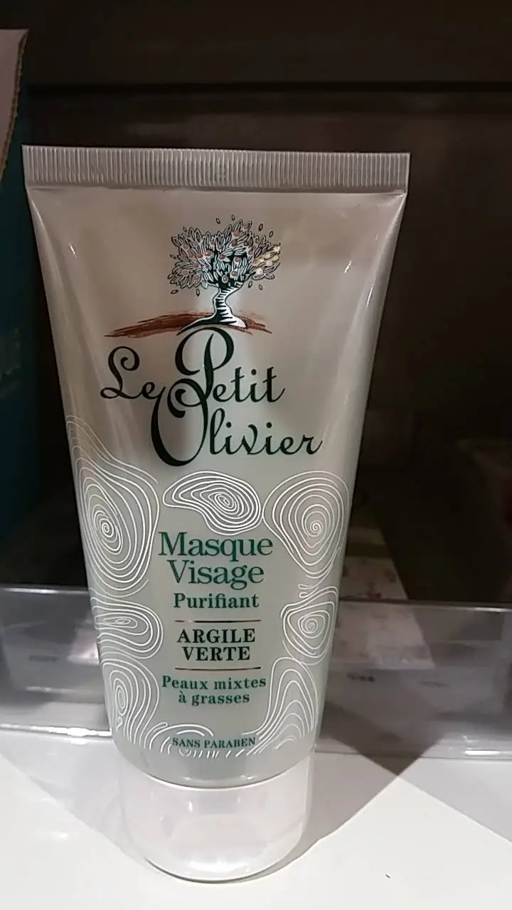 LE PETIT OLIVIER - Masque visage purifiant Argile verte Peaux mixtes à grasses