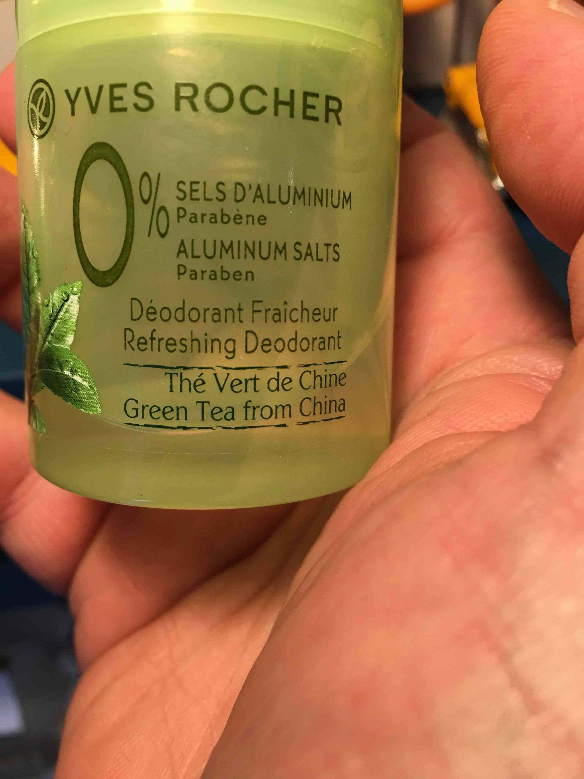 YVES ROCHER - 0% sels d'aluminium - Déodorant fraîcheur thé vert de chine