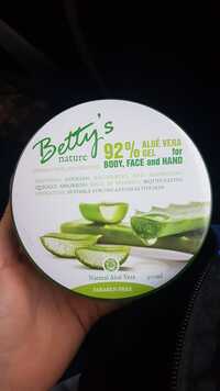 BETTY'S NATURE - Aloë vera gel body face and hand