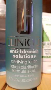 CLINIQUE - Anti-blemish solutions - Lotion clarifiante