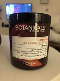 L'ORÉAL - Botanicals fresh care - Carthame infusion richesse Masque