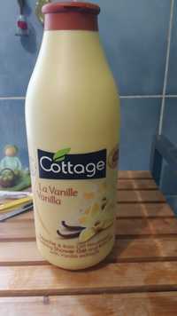 COTTAGE - La vanille - Gel douche et bain lait nourrissant