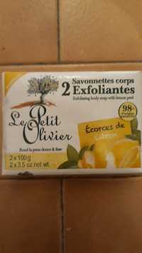 LE PETIT OLIVIER - 2 savonnettes corps exfoliantes