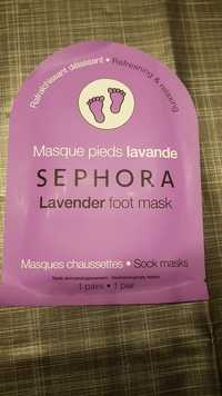 SEPHORA - Masque pieds lavande - Refraichissant délassant