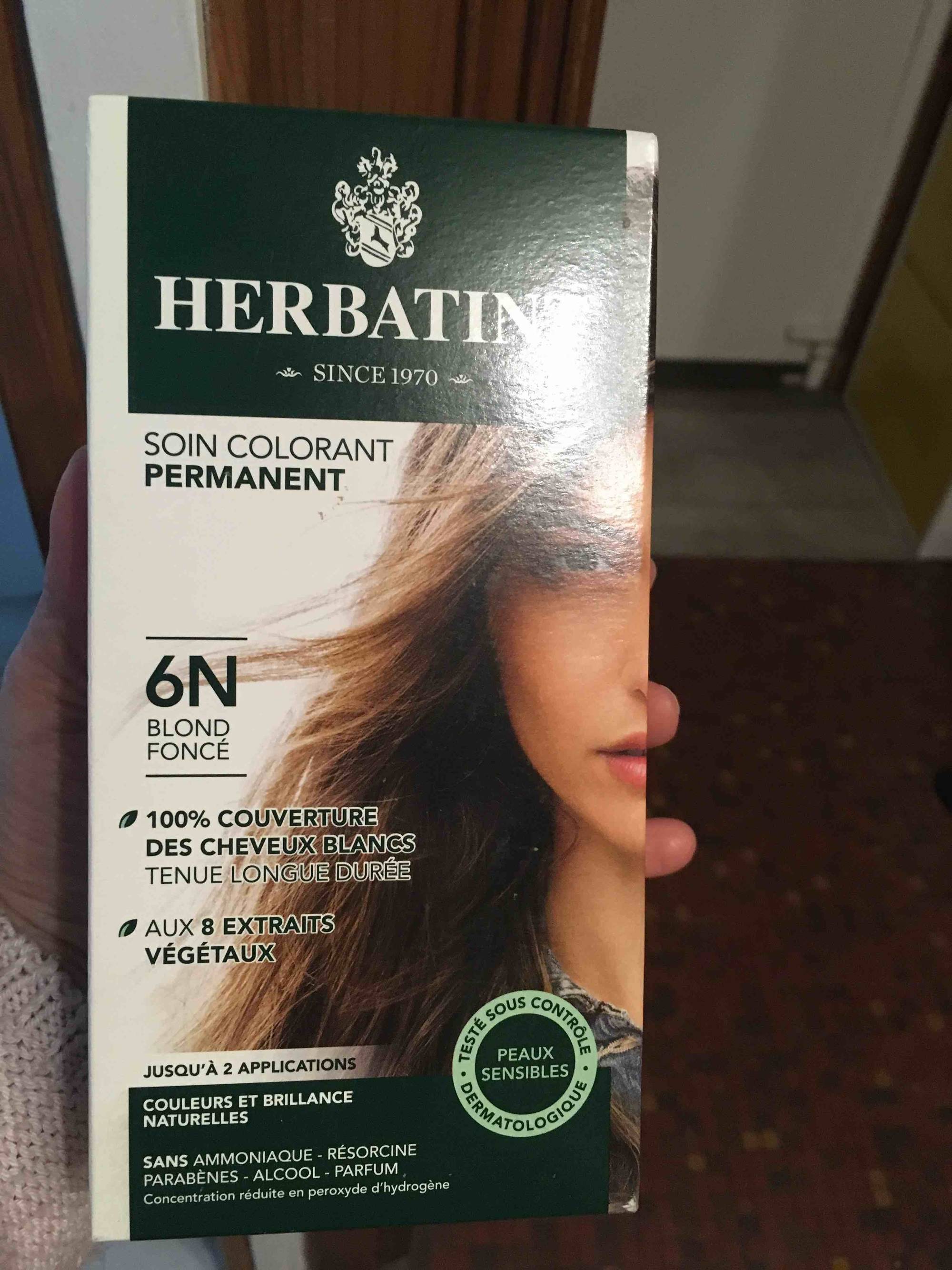 HERBATINT - Soin colorant permanent 6N Blond foncé