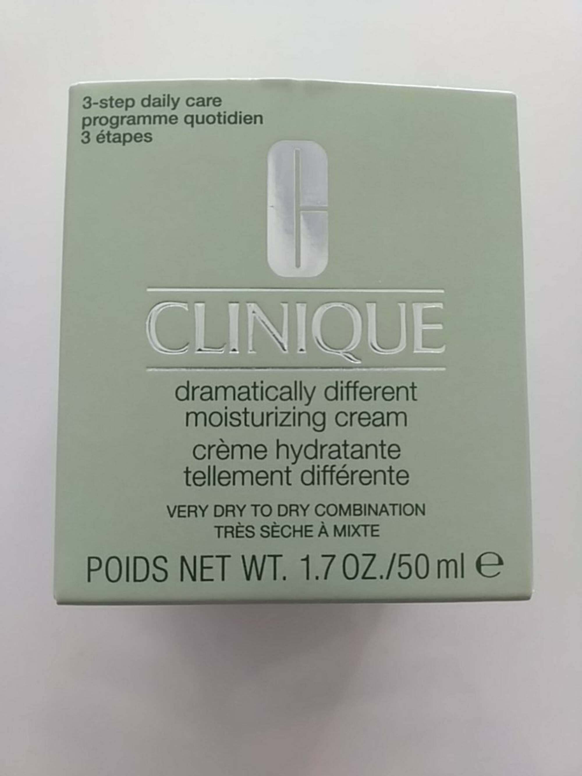 CLINIQUE - Crème hydratante tellement différente
