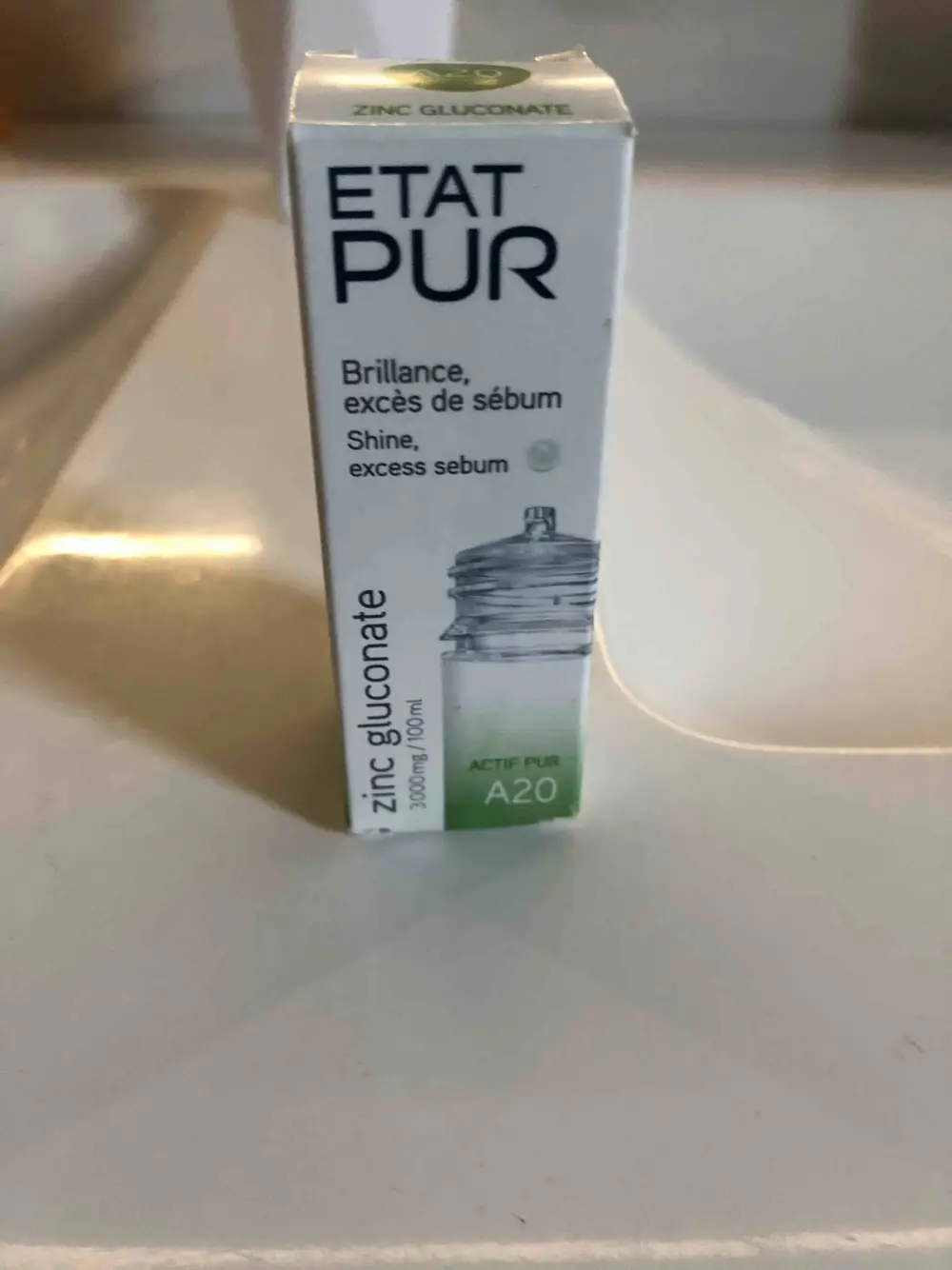 ETAT PUR - Zinc gluconate actif pur A20