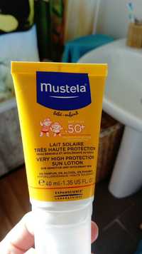 MUSTELA - Bébé-enfant - Lait solaire très haute protection - SPF 50 +