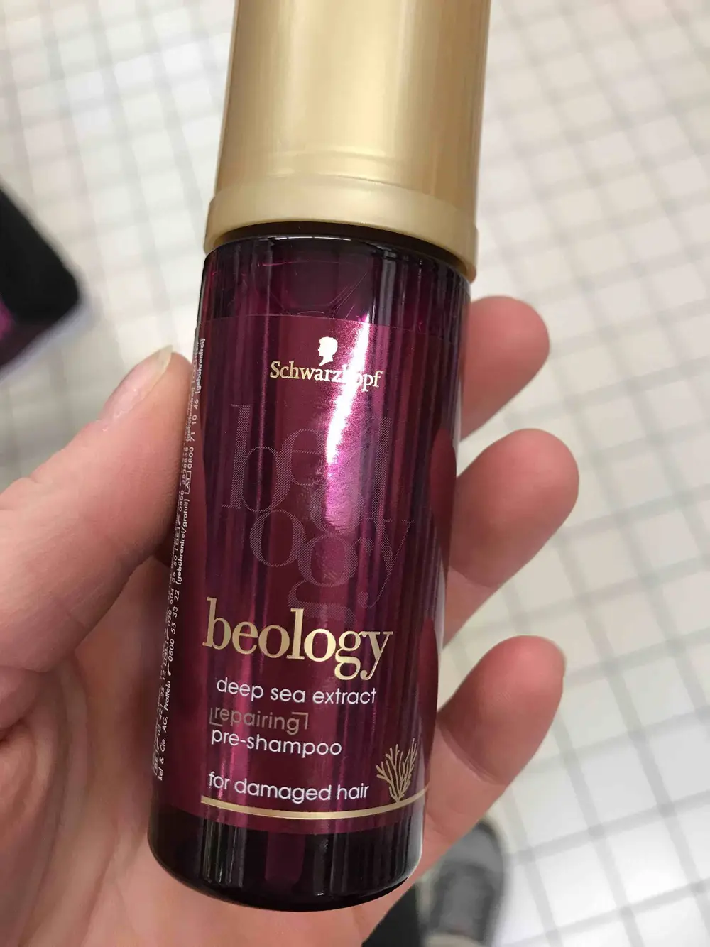 SCHWARZKOPF - Beology - Pre-Shampoo deep sea extract 