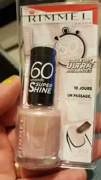 RIMMEL - Super shine - Vernis à ongles 60 seconds 