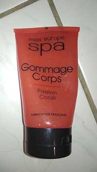 MISS EUROPE - Spa Passion corail - Gommage corps