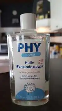 PHY - Bébé - Huile d'amande douce