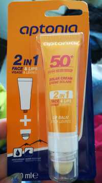 APTONIA - Crème solaire 50+ 2 in 1 Visage et lèvres