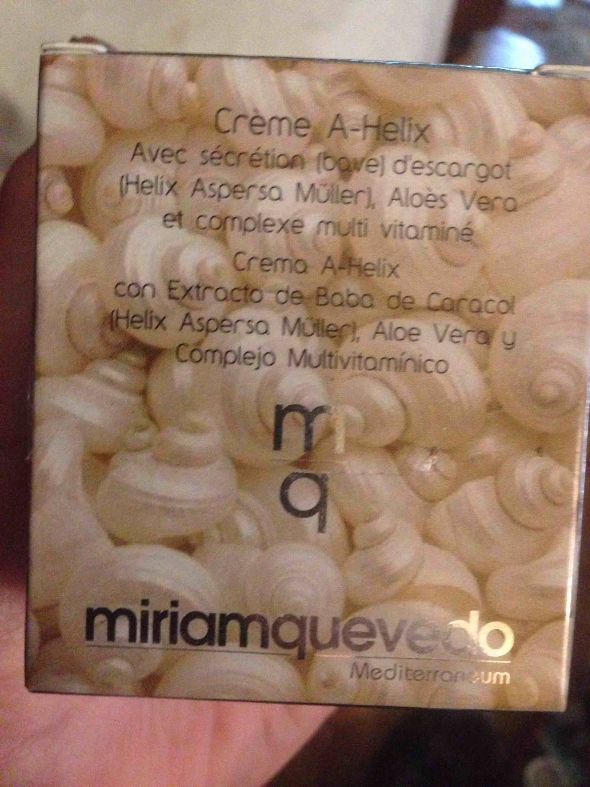 MIRIAM QUEVEDO - Crème A-Helix 