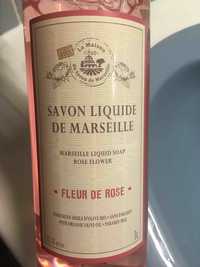 LA MAISON DU SAVON DE MARSEILLE - Savon liquide de marseille à l'extrait de fleur de rose