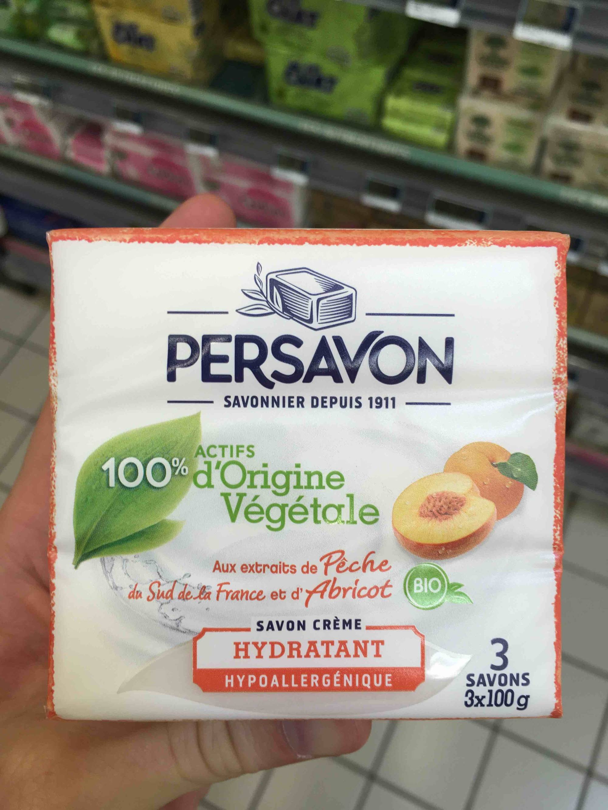 PERSAVON - Hypoallergénique - Savon crème hydratant