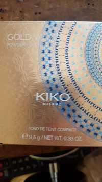 KIKO - Gold waves powder - Fond de teint compact
