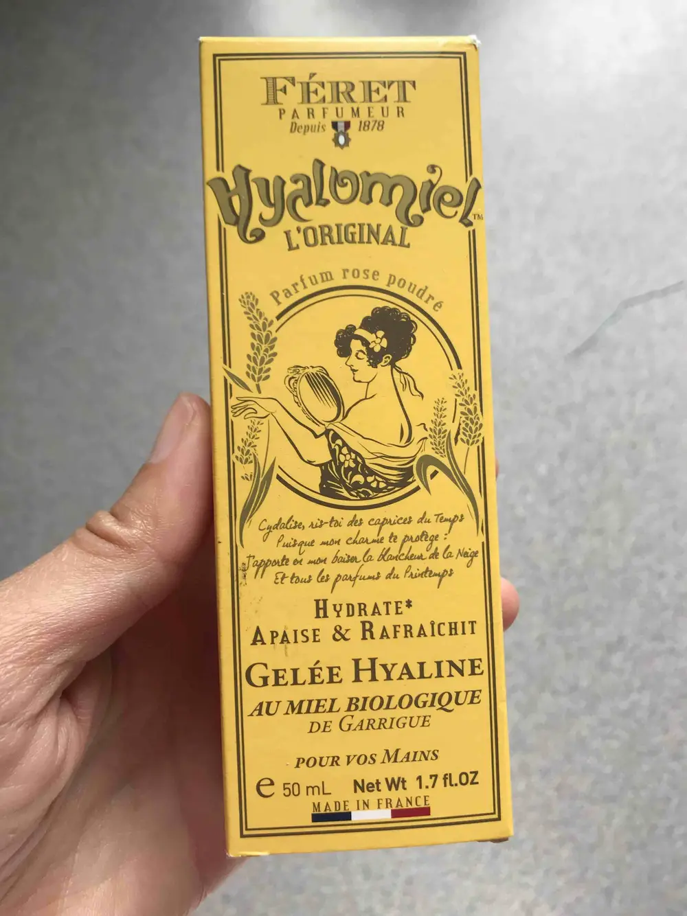 FÉRET PARFUMEUR - Hyalomiel - Gelée hyaline au miel biologique de Garrigue