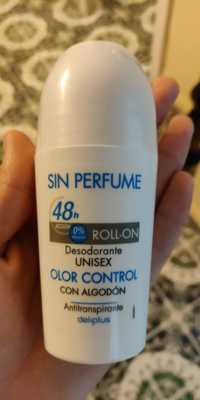 DELIPLUS - Sin perfume - Antitranspirante 48h
