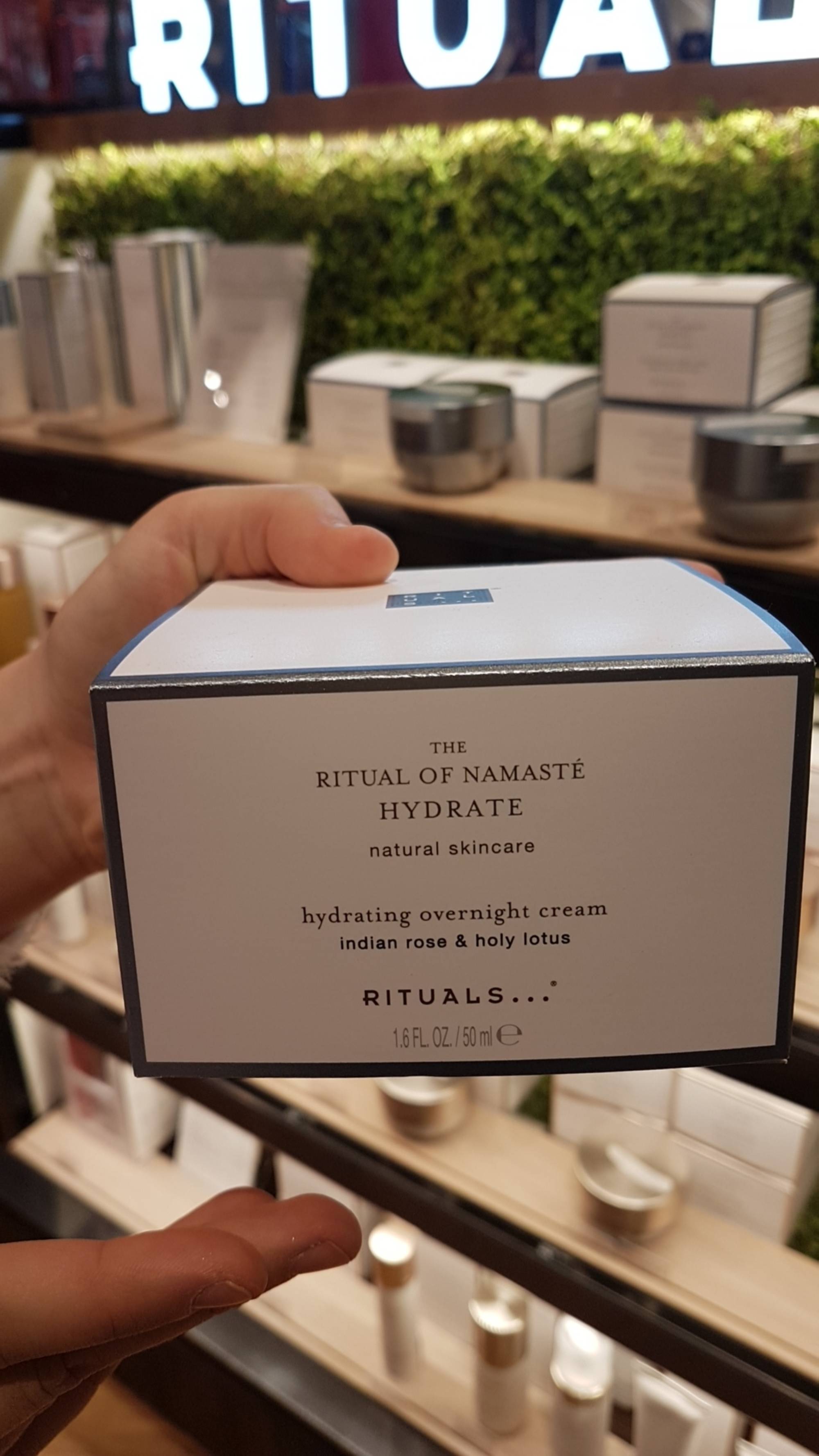 RITUALS - The ritual of namasté - Hydrating overnight cream