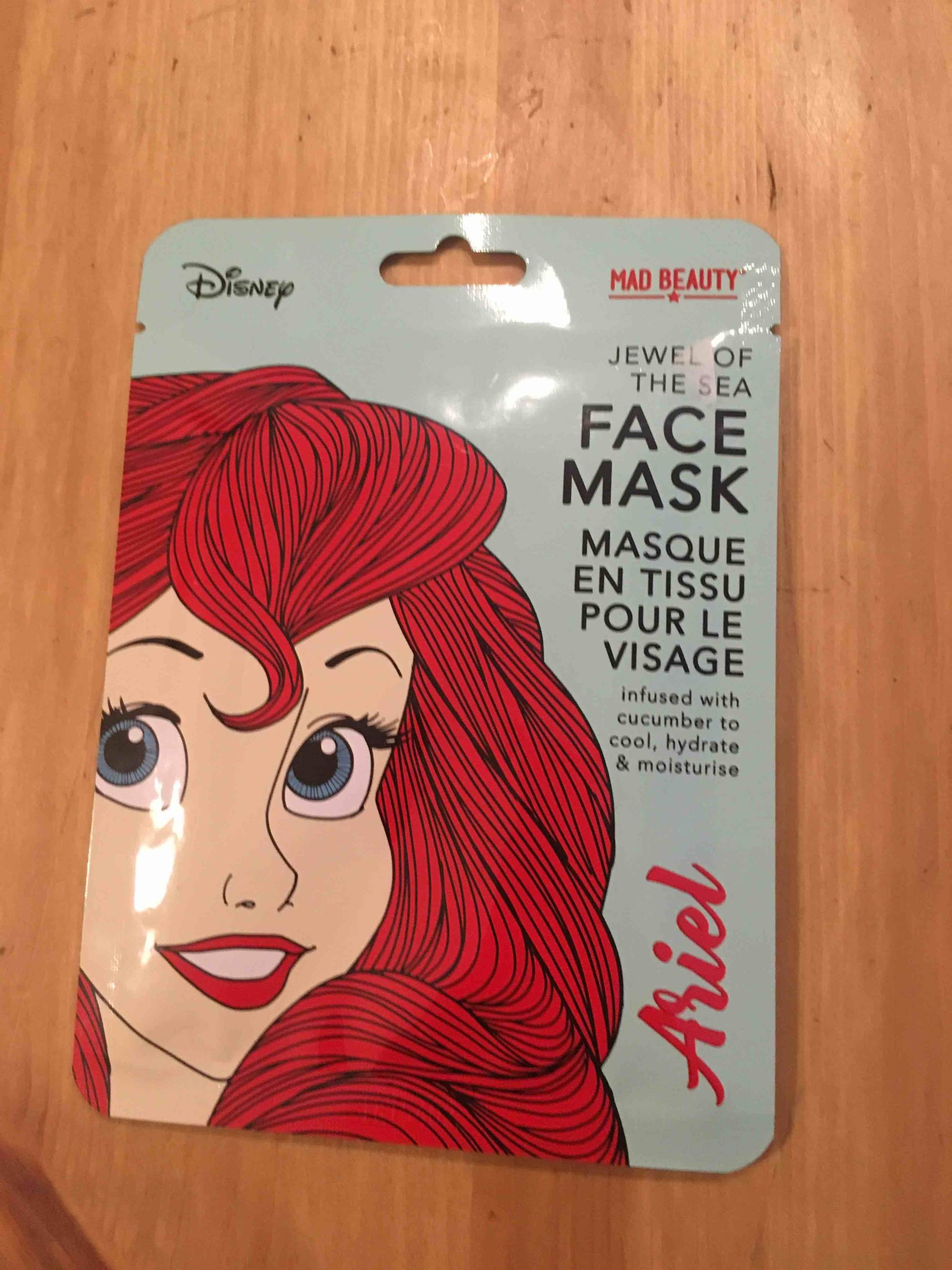 MAD BEAUTY - Disney Ariel - Masque en tissu pour le visage