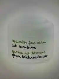 ZIAJA - Cucumber Face Cream anti-imperfection